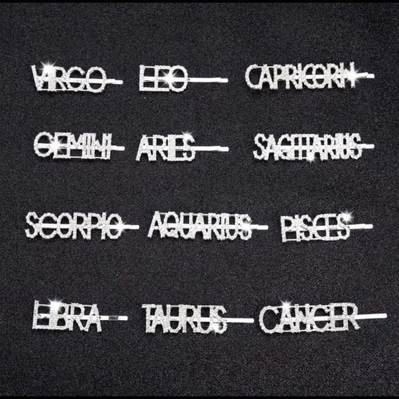 💎Zodiac Rhinestone Barrette💎 - Picture 2 of 2